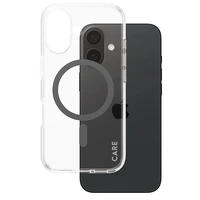 CARE by PanzerGlass Flagmano dėklas telefonui iPhone 16 6.1" juodas/juodas Magnetinis 1345