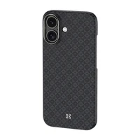 Benks Magnetic Armor Air Armor Grid Kevlar dėklas metaliniu rėmeliu 600D (B067) iPhone 17 juodas
