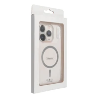 Drop Glue Spalvingas Žiedas Magnetinis Dėklas suderinamas su MagSafe IPHONE 16 PRO pilkas