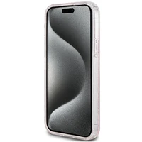Guess IML GCube Magnetinis dėklas telefonui iPhone 15 Plus / 14 Plus - rožinė