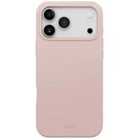 Uniq Lino iPhone 17 Pro Max Magnetinis įkrovimo dėklas - rožinis