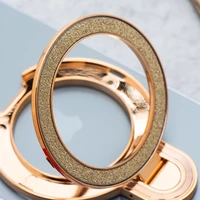 Telefono stovas CIRCLE GLITTER – lipnus – auksinis