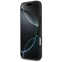 Guess 4G Nauble Card Triangle dėklas iPhone 17 Pro Max - juodas