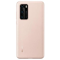 Originalus dėklas Huawei P40 - PU apsauginis dėklas (51993713) rožinis