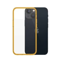 PanzerGlass ClearCase antibakterinis dėklas telefonui su Military Grade sertifikatu iPhone 13 Mini - permatomas geltonas