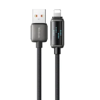 "Mcdodo CA-5250" USB-A į "Lightning" laidas, LED ekranas, 1,2 m