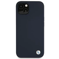 BMW Silicone Signature dėklas telefonui iPhone 13 mini - tamsiai mėlynas