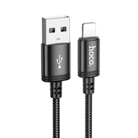 Kabelis USB A į Lightning Hoco 2,4A 2 m X89 juodas
