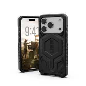 UAG Urban Armor Gear dėklas MONARCH PRO suderinamas su MagSafe iPhone 17 Pro anglies pluoštas