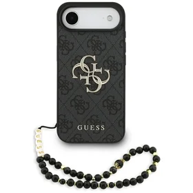 Guess 4G Strap 4G Classic Logo dėklas telefonui iPhone Air - juoda
