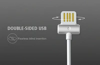 REMAX kabelis Waist Drum RC-082m - USB į Micro USB - baltas