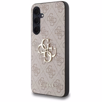 Guess 4G Big Metal Logo dėklas telefonui Samsung Galaxy A35 - rožinis