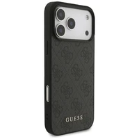 Guess 4G Classic dėklas telefonui iPhone 17 Pro Max - juodas