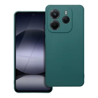 MATT dėklas telefonui XIAOMI Redmi Note 14 5G tamsiai žalias