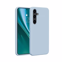 Etteri Silikoninis Mag dėklas for Samsung Galaxy S25 Edge šviesiai mėlynas