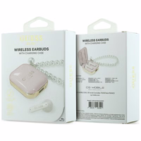 Guess Pearl Strap TWS ausinės rožinis