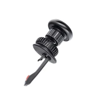 BLUE STAR magnetinis automobilio laikiklis oro ventiliacijai SMART LOCK ROUND MAGNETIC juodas