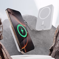 Išorinė baterija Dudao K26S 5000mAh 20W USB-A / USB-C / Magnetinis - balta