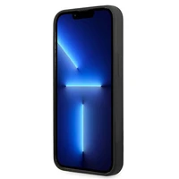 Karl Lagerfeld silikoninis plokštelės dėklas iPhone 13 Pro / iPhone 13 - juodas