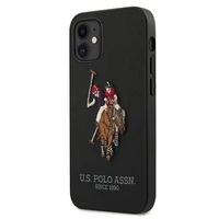 US Polo USHCP12SPUGFLBK iPhone 12 mini 5,4" juodas Polo Embroidery kolekcija