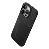 Rock Itin plonas Aramido pluošto Kevlar 600D dėklas Iphone 16 Pro Max juodas