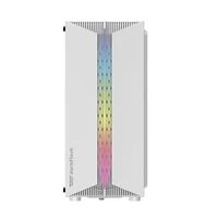 Darkflash DK151 LED kompiuterio korpusas (baltas) + 3 RGB ventiliatoriai