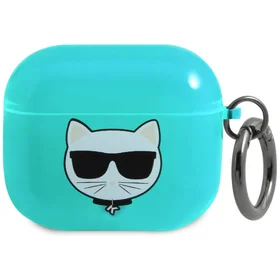 Karl Lagerfeld Choupette AirPods dėklas 3 - mėlynas