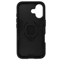 Dėklas telefonui Ring Armor iPhone 16 Plus juodas