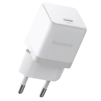 Baseus Palm 20W USB-C sieninis įkroviklis - baltas