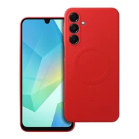 SILIKONINIS MAGNETINIS DĖKLAS suderinamas su MagSafe SAMSUNG A16 5G / A16 4G raudonas