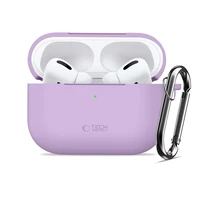 "Tech-Protect" silikoninis dėklas su kabliuku, skirtas "AirPods Pro" - violetinis