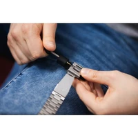 FORCELL F-DESIGN FA10 nerūdijančio plieno laikrodžio juosta Apple Watch 38 / 40 / 41 mm - sidabrinė