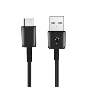USB A į Type C 2.0 kabelis HD21 1 m juodas