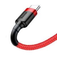 Baseus Cafule kabelis USB-C 2A 2m (raudonas)