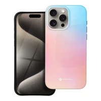 FORCELL F-PROTECT Mirage, karinio lygio dėklas su MagSafe, suderinamas su IPHONE 15 PRO MAX rožinė mėlyna