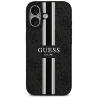 "Guess 4G Printed Stripes MagSafe" dėklas iPhone 17 - juodas