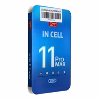 LCD ekranas iPhone 11 Pro Max su jutikliniu sluoksniu juodas (ZY-LTPS) IC perkeliamas