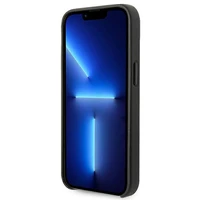 Karl Lagerfeld odinis perforuotas logo dėklas telefonui iPhone 14 Plus - juodas