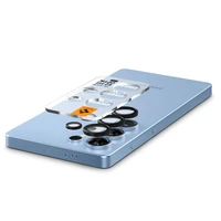 Spigen Optik Pro GLAS.TR EZ FIT 2-jų rinkinys Kameros dangtelis Samsung Galaxy S25 Ultra - juodas