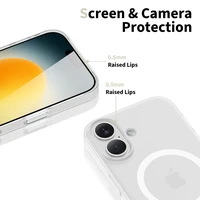 Tech-Protect MagSlim Magnetinis dėklas telefonui iPhone 17 - matinė balta