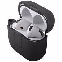 Uniq Clyde Lock dėklas AirPods 4 - juodas