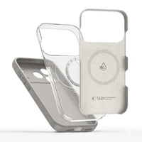 Tech-Protect Silikoninis Magnetinis dėklas telefonui iPhone 17 Pro - pilka
