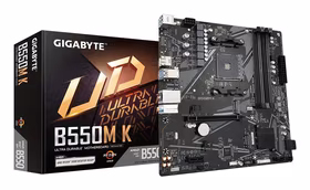 Pagrindinė plokštė GIGABYTE B550M K AMD B550 SAM4 DDR4 Micro-ATX