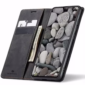 Spacecase Dėklas Wallet Poco X6 / RM Note 13 Pro 5G juodas