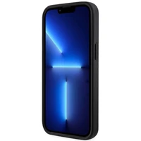 Guess GUHMP14SHGCFSEK iPhone 14 6.1" juodas/juodas kietas dėklas GCube Stripes Magnetinis