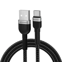 Wozinsky WNBAC1 USB-A / USB-C kabelis 2.4A 1m - juodas