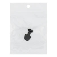 USB-C įkrovimo lizdo dangtelis su laikikliu juodas