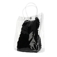 Megztas krepšys telefonui dizainas 1 juodas