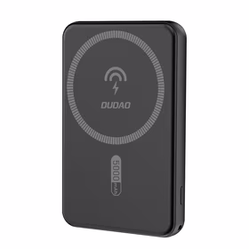 Belaidė magnetinė išorinė baterija Dudao K14S USB-C / MagSafe 20W 5000mAh (juoda)
