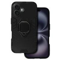Ring Armor dėklas telefonui iPhone 16 juodas